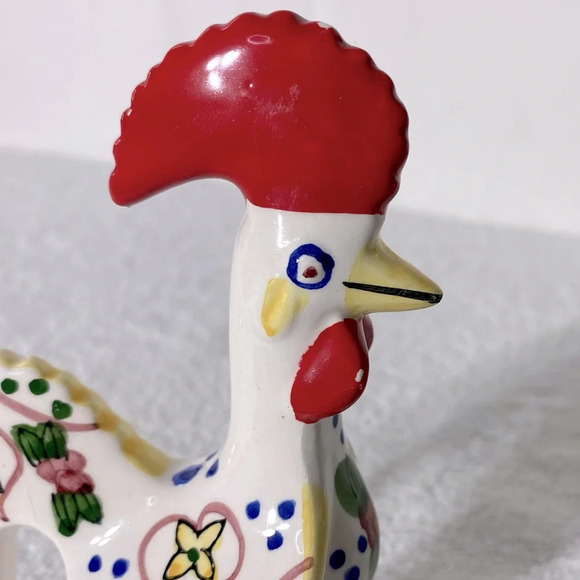 Vintage Ceramic Rooster Figurine - Picture 10 of 13